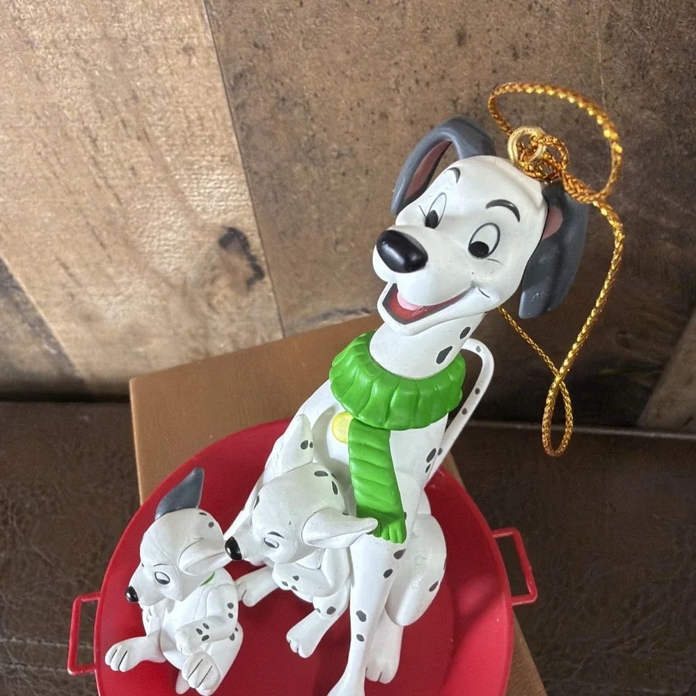 Vintage Grolier Disney Christmas Magic Ornament 101 Dalmatians 26231‎ 1990s Box